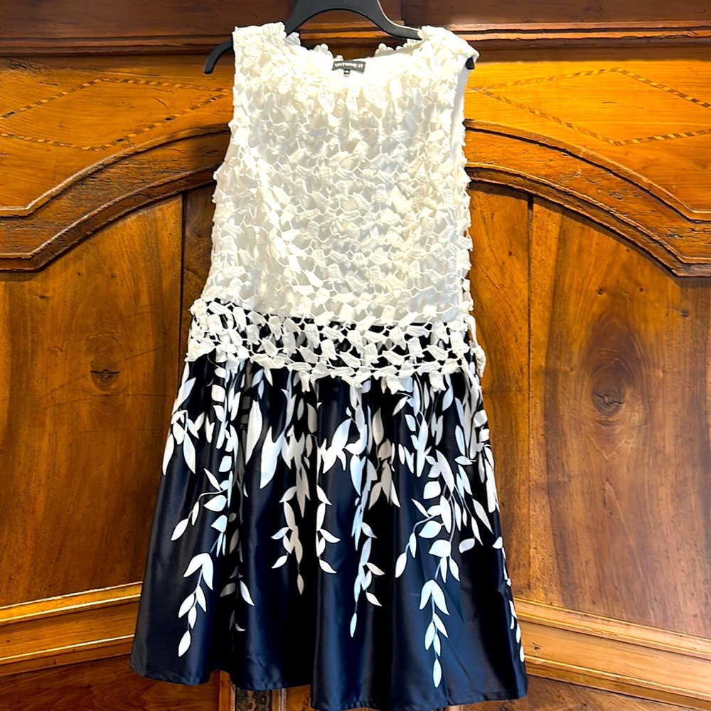 Black white fun dress